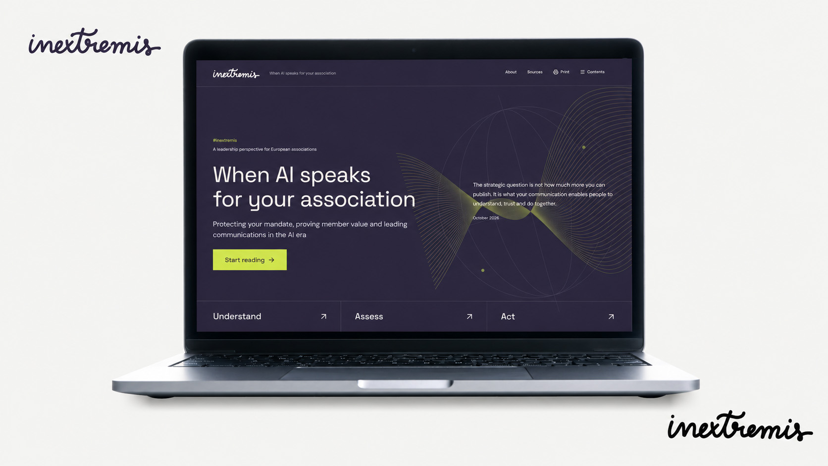 Presentation of “When AI speaks for your association”, the digital publication on AI4Association.